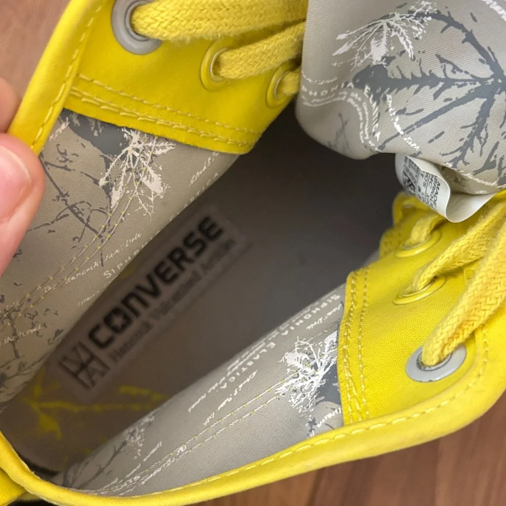 Converse Jack Purcell High-top Sneakers in yellow - Picture 14 of 17